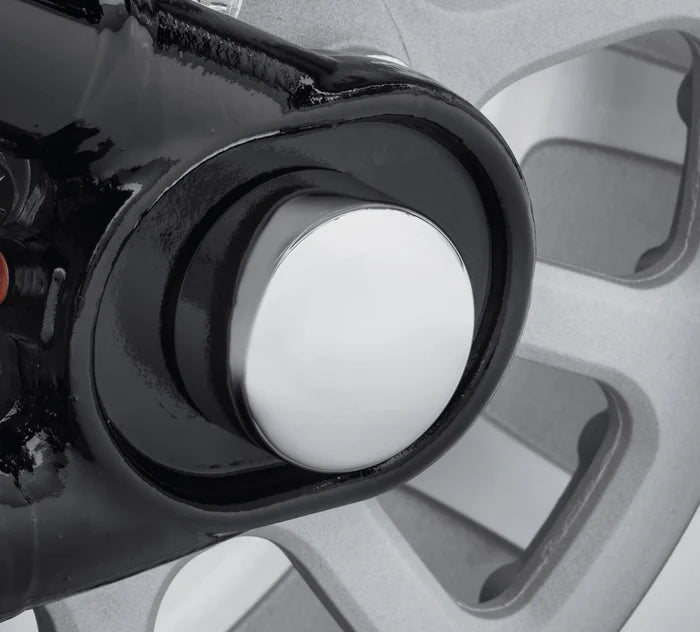 Rear Axle Nut Covers - Chrome