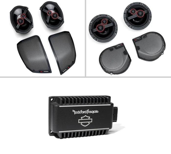 Harley-Davidson Audio powered by Rockford Fosgate - Stage III 4-Speaker Kit