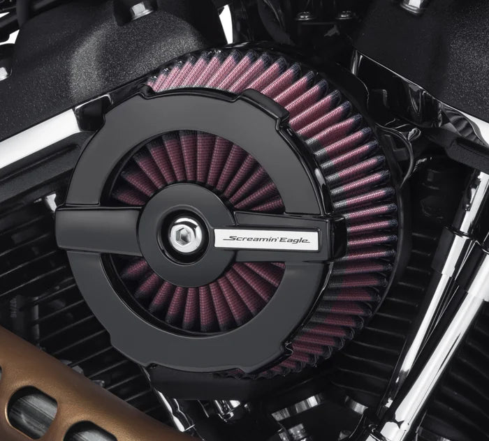 Screamin' Eagle Round Air Cleaner Cover - Ratchet