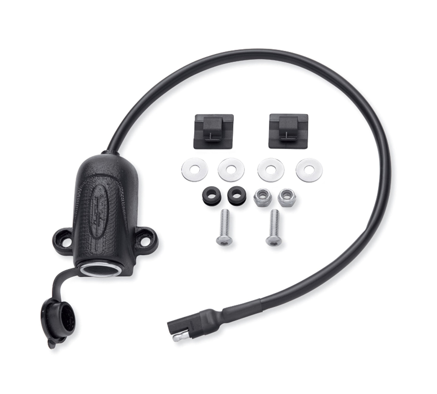 Saddlebag-Mount Auxiliary Power Port