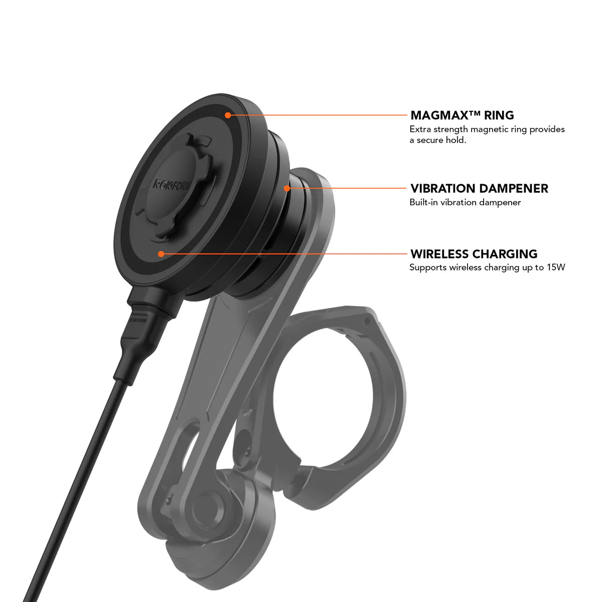 Motorcycle Mount Charging Head