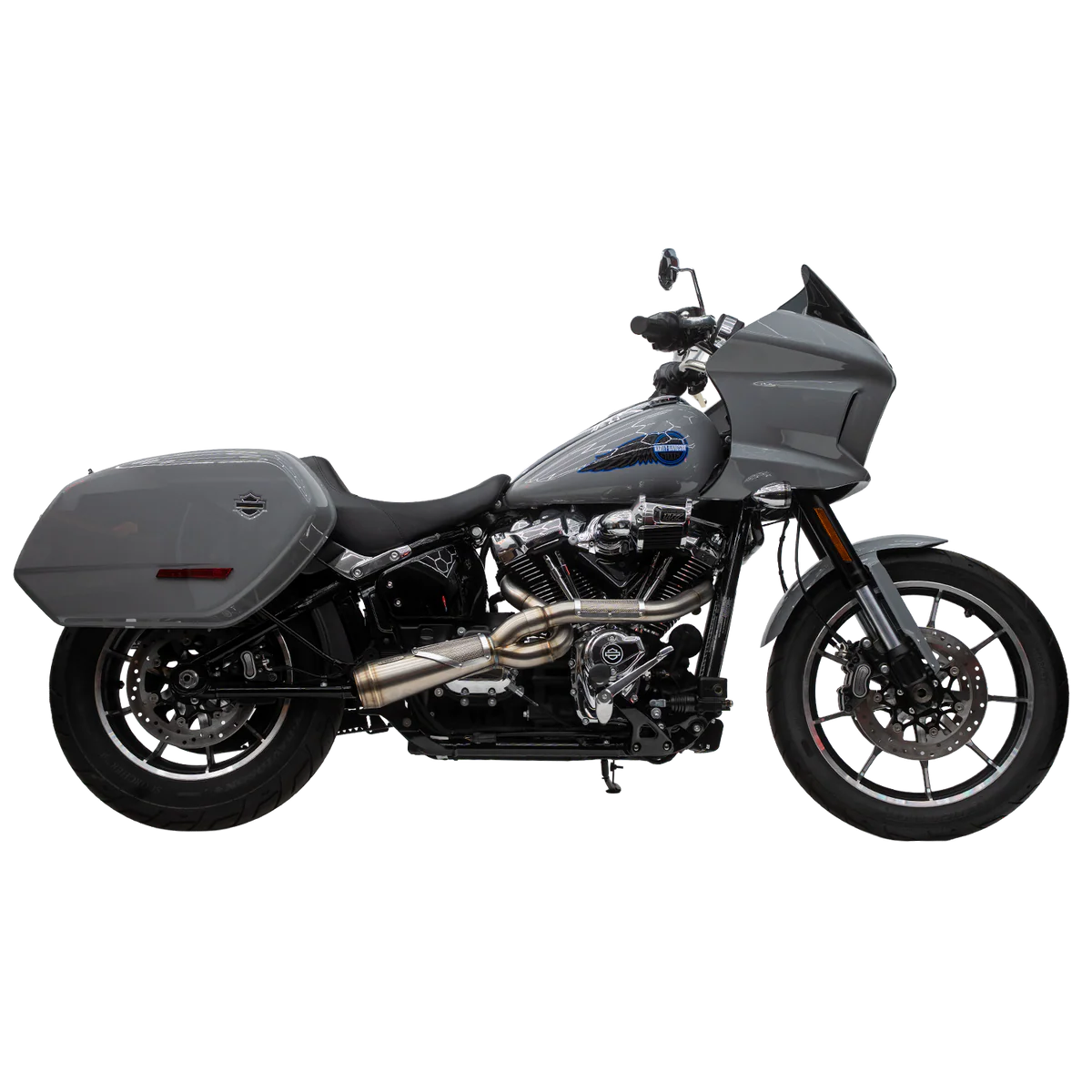 Stainless Big Sexy: 2 into 1 Harley-Davidson Softail Exhaust(2025+ Softail w/t saddlebags)