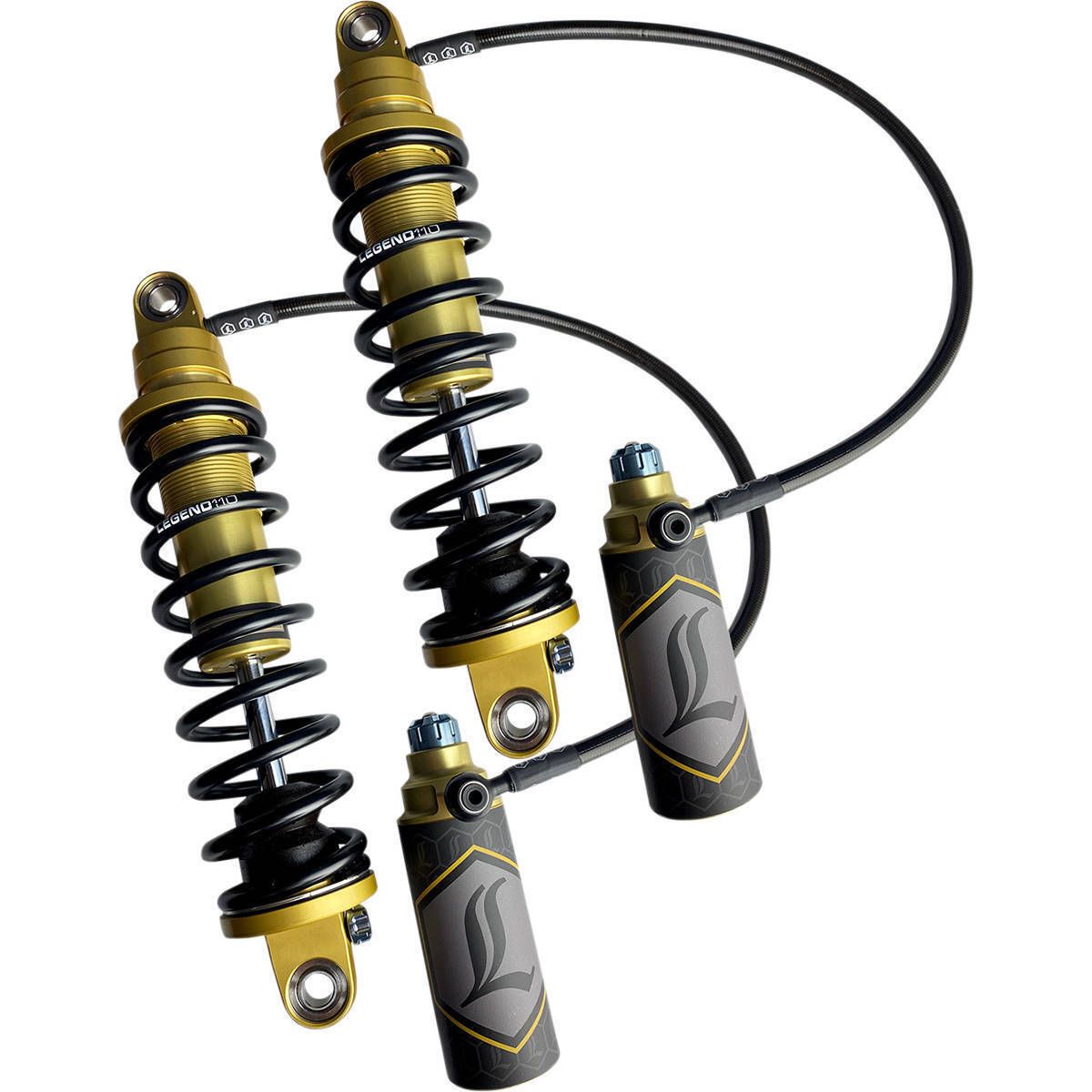Legend Suspensions Revo-ARC Shocks Remote Reservoir - Standard - 13" - Gold