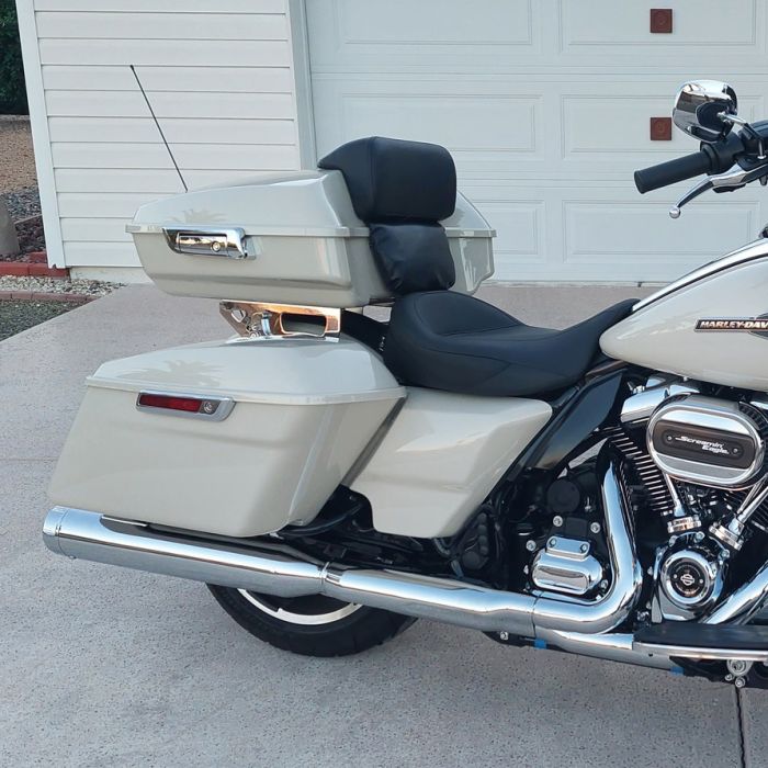 Black Solo Tour Pack Mount for Harley® Touring '09-'25