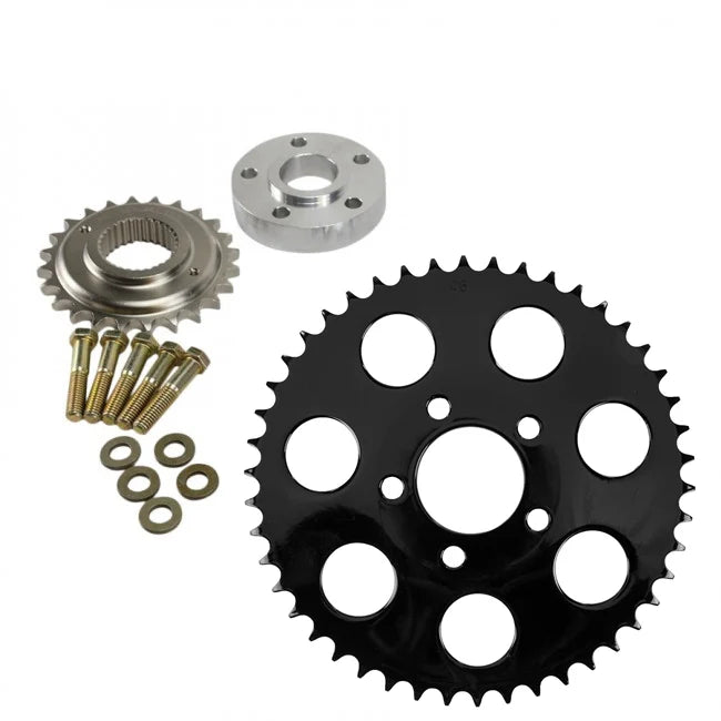 TC Bros. Belt-to-Chain Conversion Kit for Harley-Davidson Dyna 2006-2017