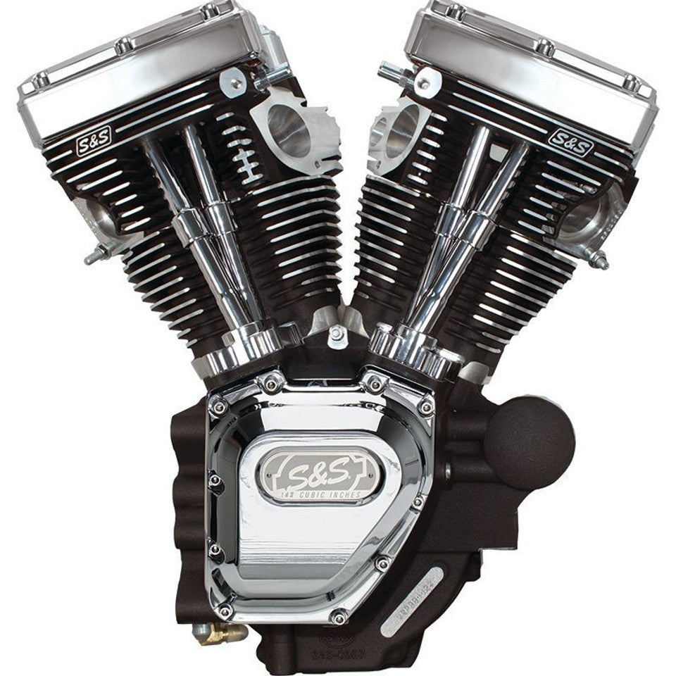 T143 Engine for 2007-Up Touring Models - Wrinkle Black