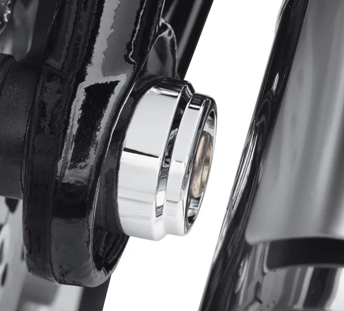 Rear Axle Nut Covers - Chrome