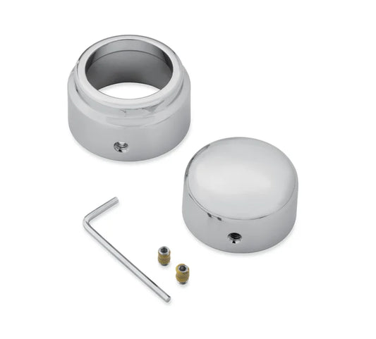 Rear Axle Nut Covers - Chrome