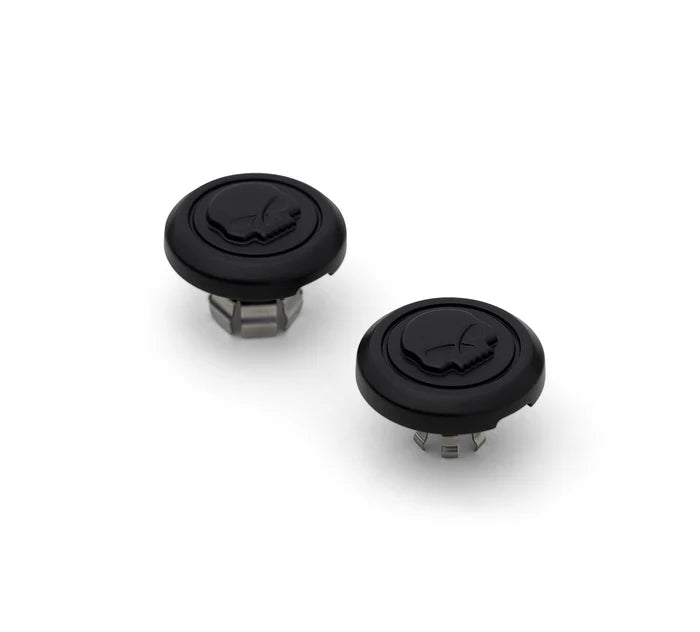 Willie G Skull Front Axle Nut Covers