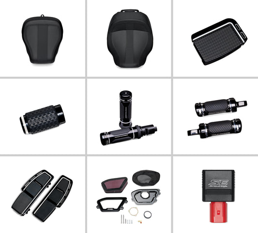 24+ Harley Special Acc Package BLACK