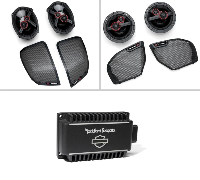 Harley-Davidson Audio powered by Rockford Fosgate - Stage III 4-Speaker Kit