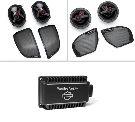 Harley-Davidson Audio powered by Rockford Fosgate - Stage III 4-Speaker Kit
