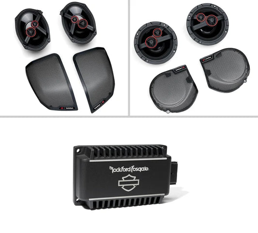 Harley-Davidson Audio powered by Rockford Fosgate - Stage III 4-Speaker Kit