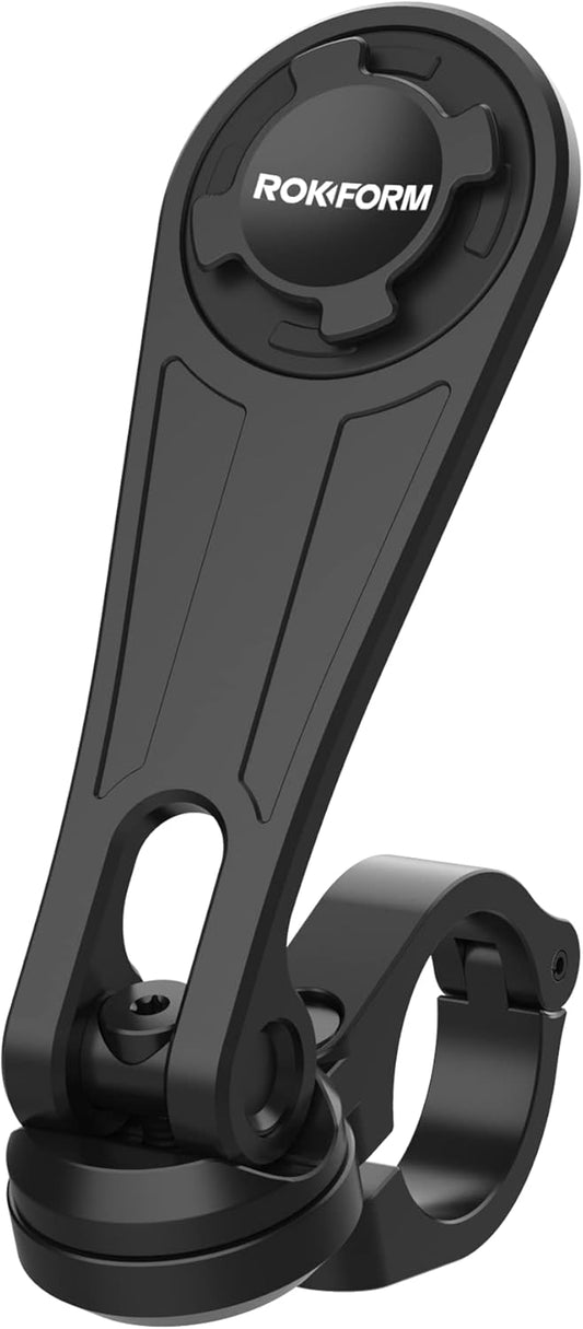 Black Motorcycle Handlebar Phone Mount