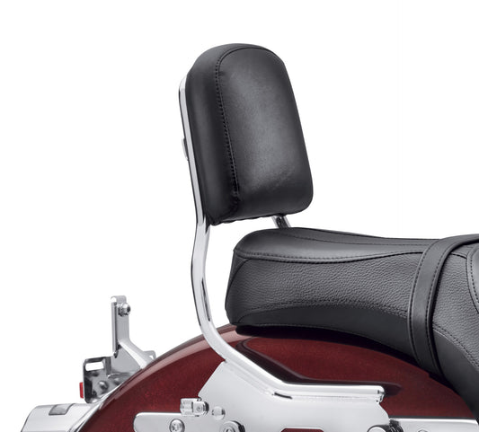 Passenger Backrest Pad - Mid-Sized - Smooth Black Vinyl