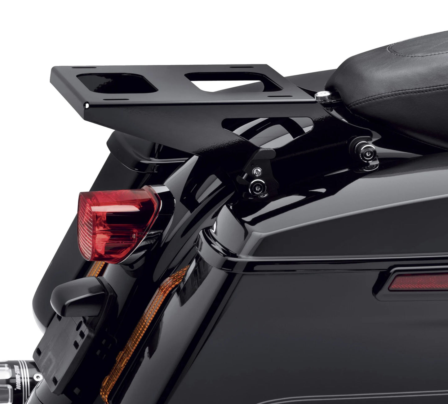 H-D Detachables Two-Up Tour-Pak Mounting Rack - Gloss Black