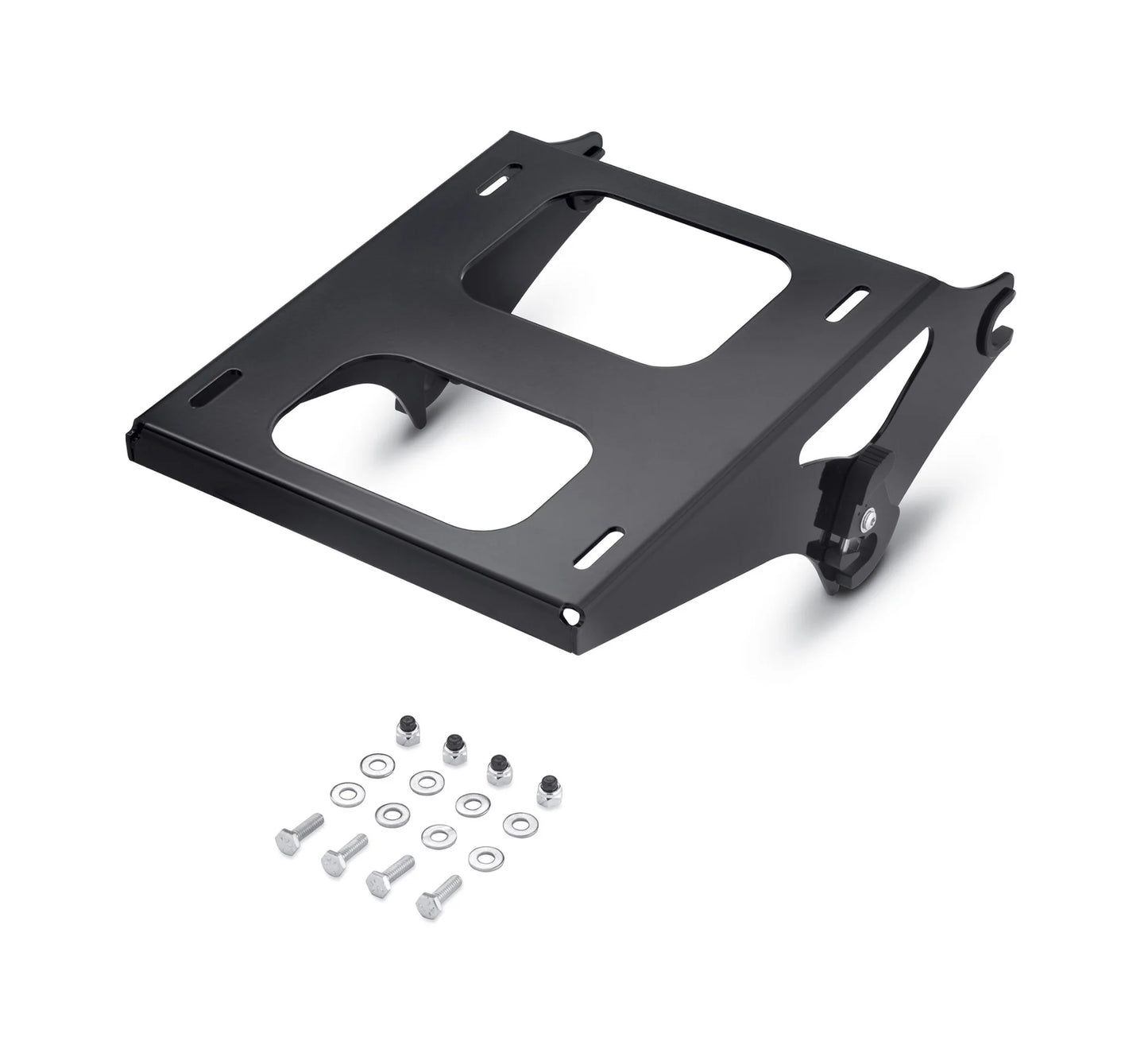 H-D Detachables Two-Up Tour-Pak Mounting Rack - Gloss Black