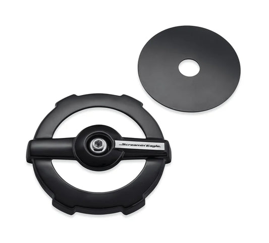 Screamin' Eagle Round Air Cleaner Cover - Ratchet