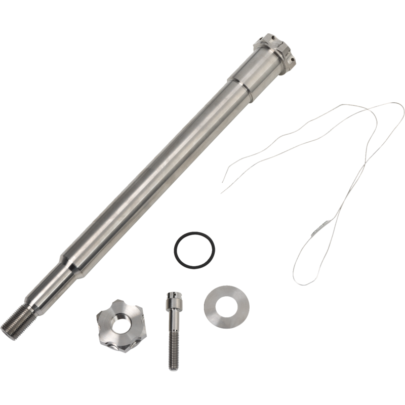 Trask M8 FL Titanium Front Axle Kit