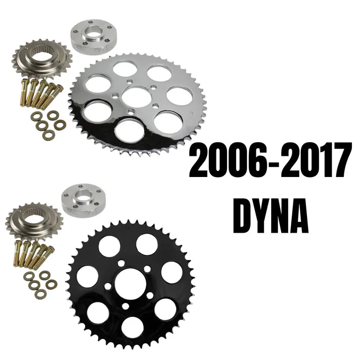 TC Bros. Belt-to-Chain Conversion Kit for Harley-Davidson Dyna 2006-2017