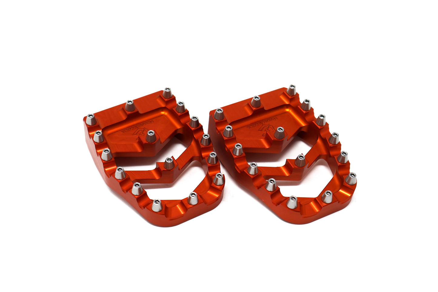 Spiked Arrow Pegs Tangerine