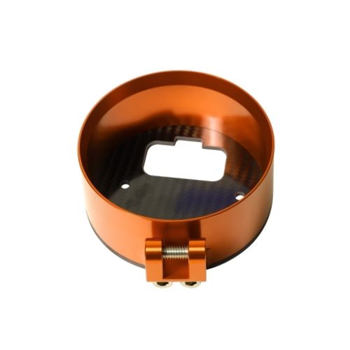 OG Indian Chief Billet Gauge Pod Orange