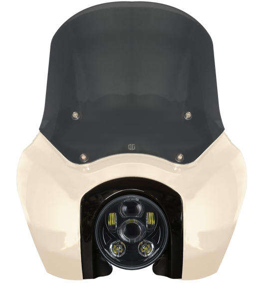 OG Softail Low Rider S Complete T-Sport Fairing Kit - White Sand Pearl - Original Garage Moto