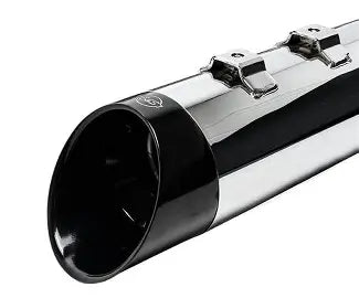 S&S MK45 Slip-Ons Chrome w/t BLK tips