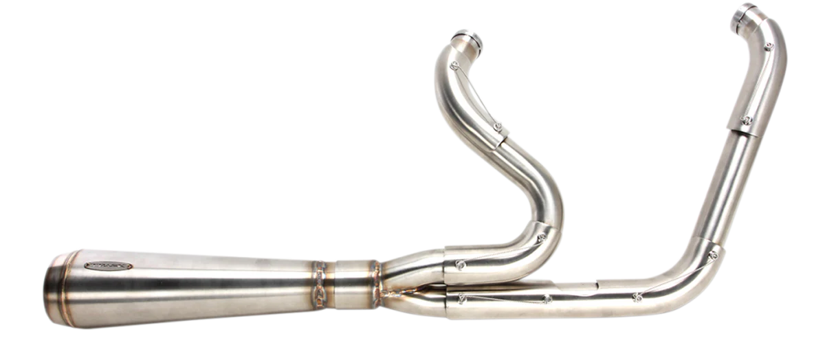 Stainless Assault: 2 Into 1 Harley-Davidson Softail Exhaust (25+ Softails w/t saddlebags)