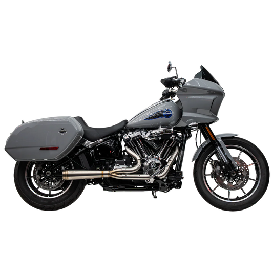 Stainless Assault: 2 Into 1 Harley-Davidson Softail Exhaust (25+ Softails w/t saddlebags)