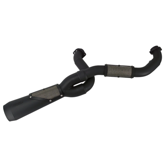 Black Big Sexy: 2 into 1 Harley-Davidson Softail Exhaust(2025+ Softail w/t saddlebags)