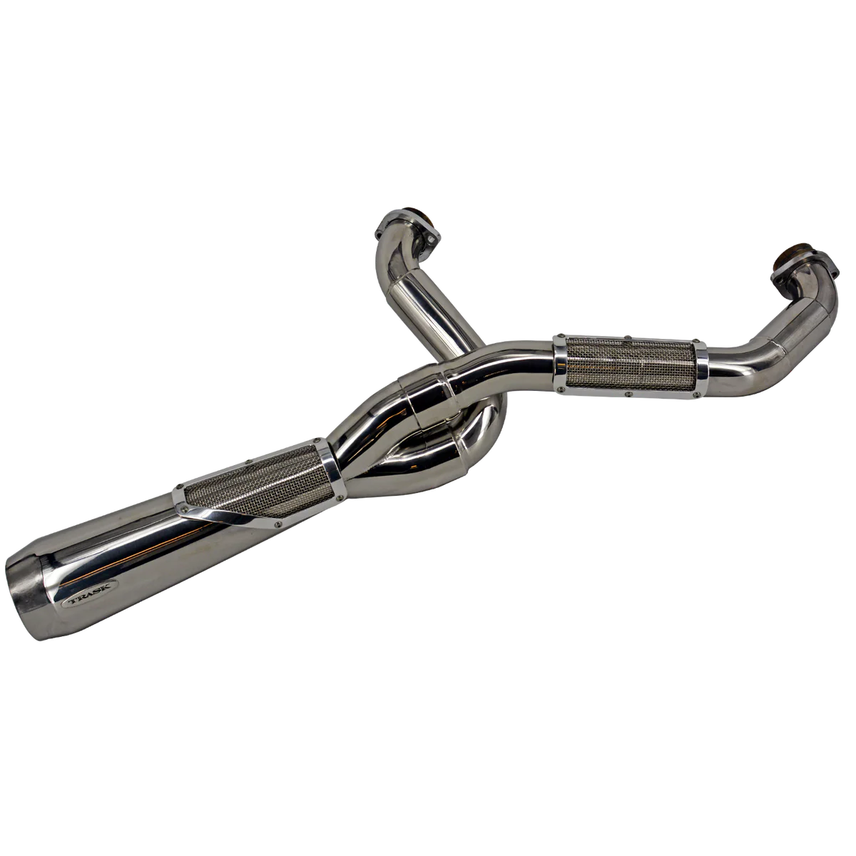 Polished Big Sexy: 2 into 1 Harley-Davidson Softail Exhaust(2025+ Softail w/t saddlebags) (Copy)