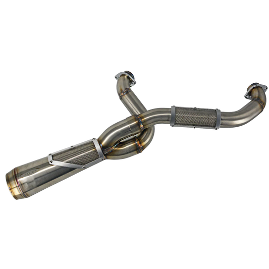 Stainless Big Sexy: 2 into 1 Harley-Davidson Softail Exhaust(2025+ Softail w/t saddlebags)