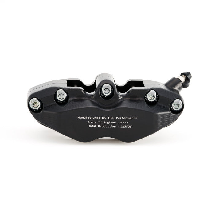 CHD Banded - HEL V2 108mm Solid Billet 4 Piston Front Radial Brake Calipers with Flat Back (Pair)