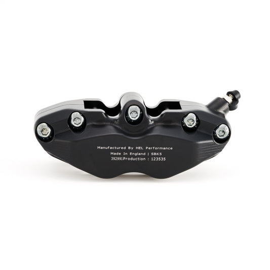 CHD Banded - HEL V2 108mm Solid Billet 4 Piston Front Radial Brake Calipers with Flat Back (Pair)