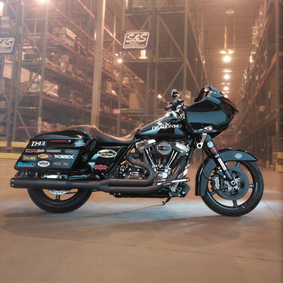 T143 Engine for 2007-Up Touring Models - Wrinkle Black